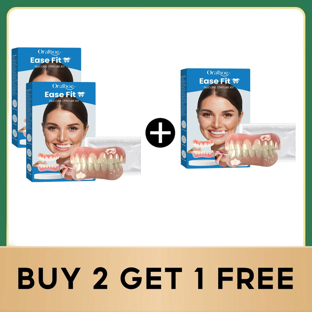 Comfortable Silicone Denture Set for Natural Smile Restoration