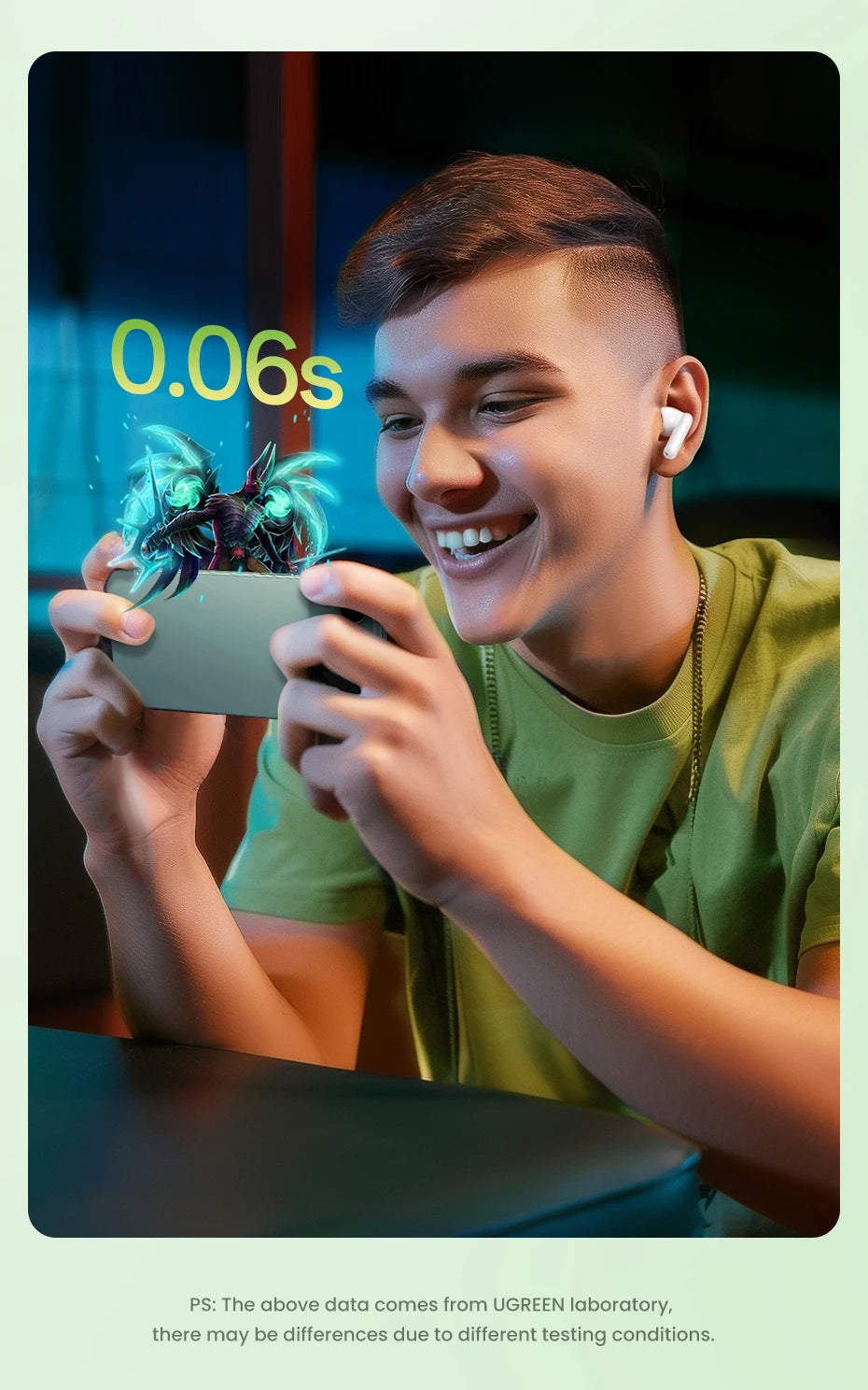 Bluetooth 5.4 Wireless Earbuds with ENC Noise Cancellation - 17