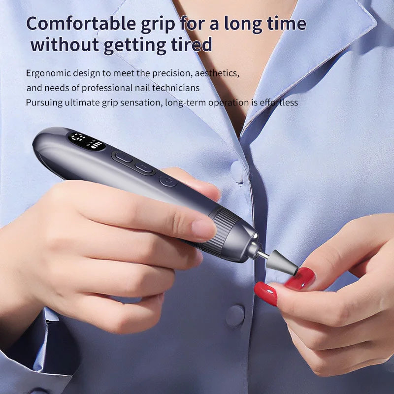 Electric Cordless Nail Drill for Manicure and Pedicure