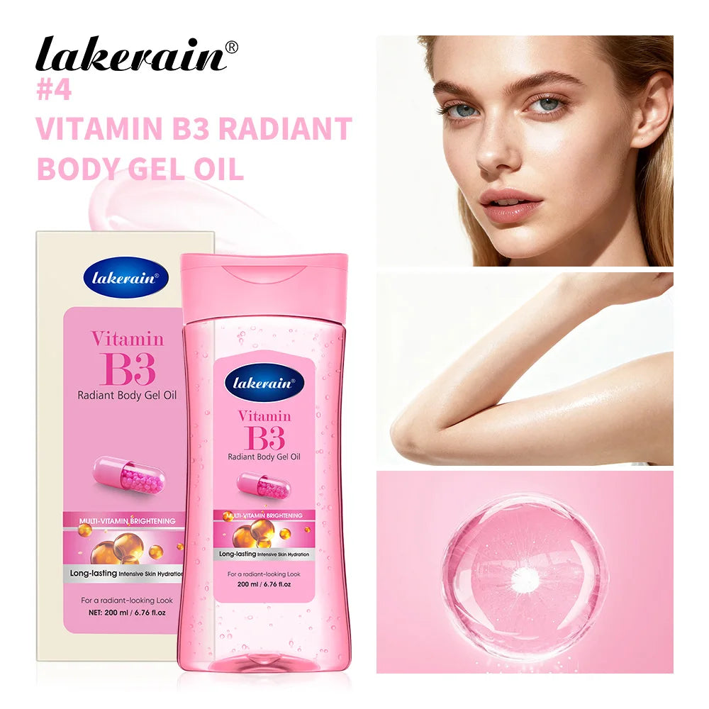 Radiant Moisturizing Body Gel Oil for Dry Skin