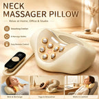 4-in-1 Electric Neck Massager Pillow with Traction and Heat