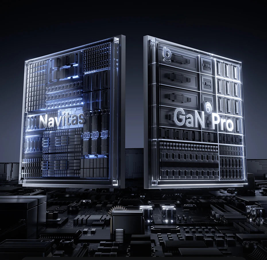 100W GaN 3-Port Fast Wall Charger for Laptops and Smartphones