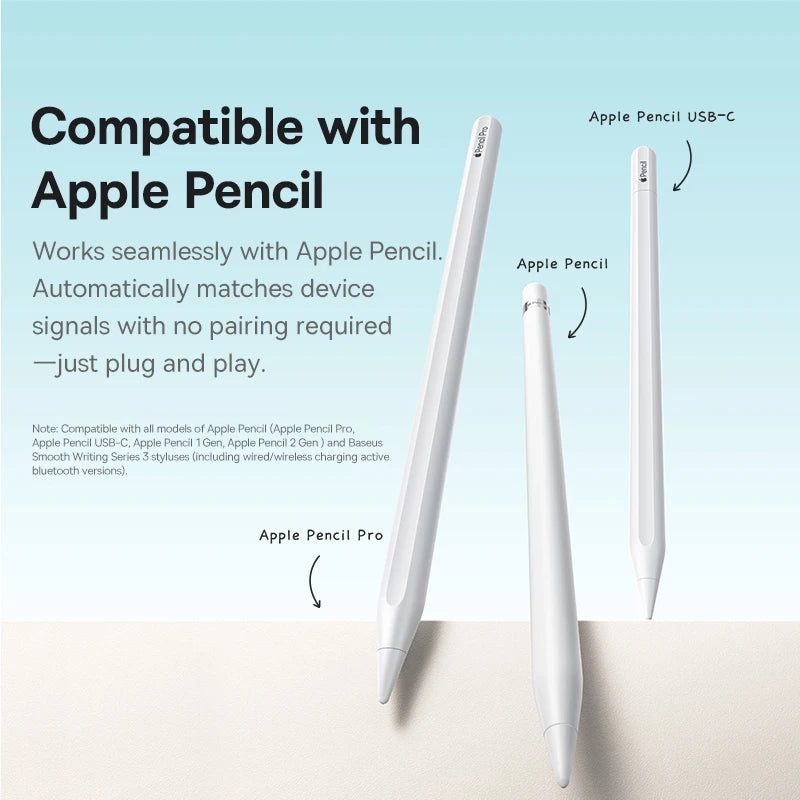 Replacement Stylus Pen Tips for Apple Pencil 1st and 2nd Gen