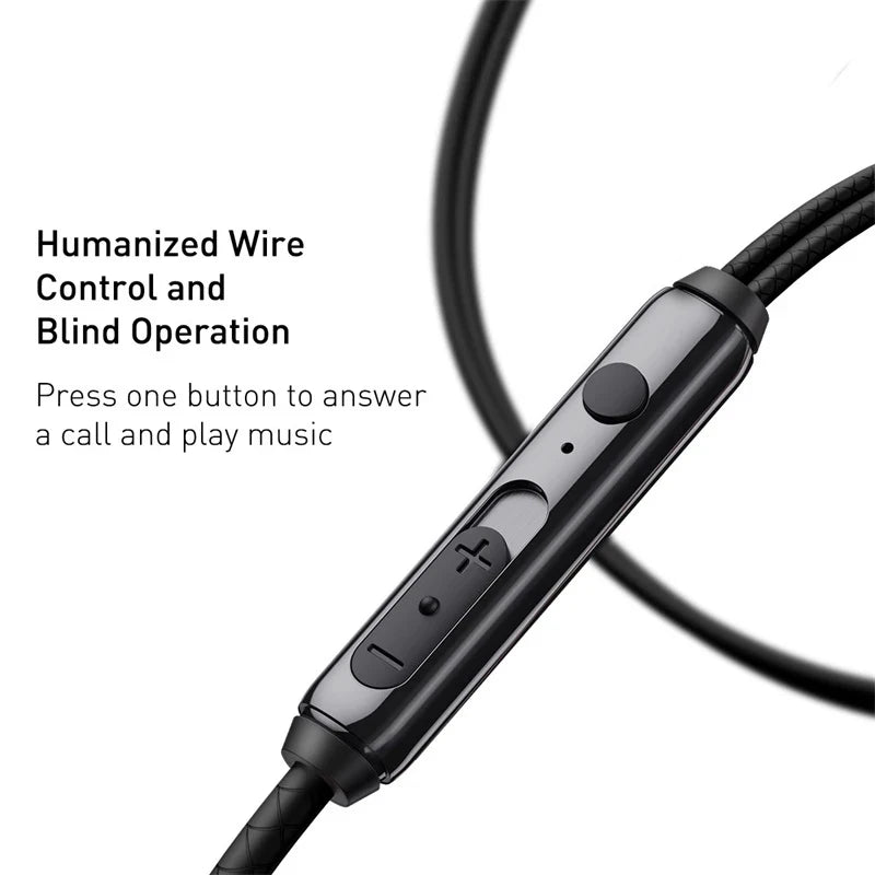 Wired In-Ear Headphones with 3.5mm Jack and Microphone - 3
