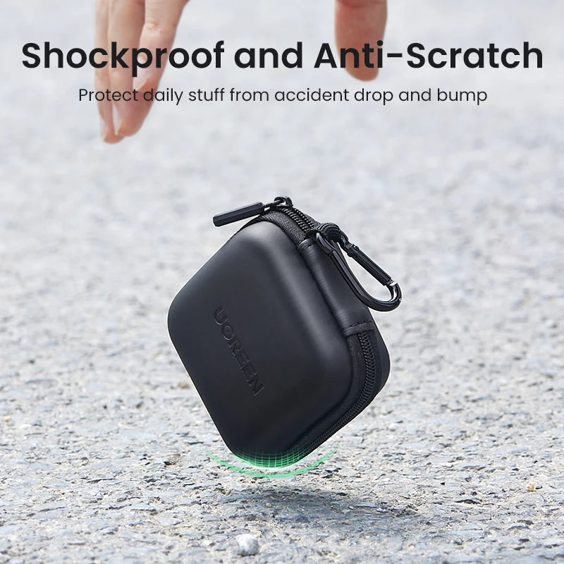 Hard Shell Protective Carrying Case for Earbuds and Small Electronics