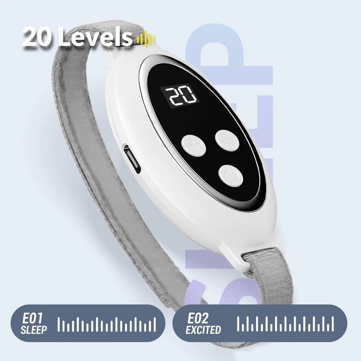 Microcurrent Handheld Sleep Aid Device for Insomnia and Anxiety