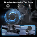 Magnetic Wireless Car Charger and Vacuum Mount Phone Holder