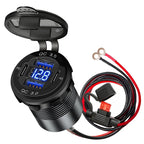 18AWG Car USB Charger Socket Wire Harness with 10A Fuse 60cm