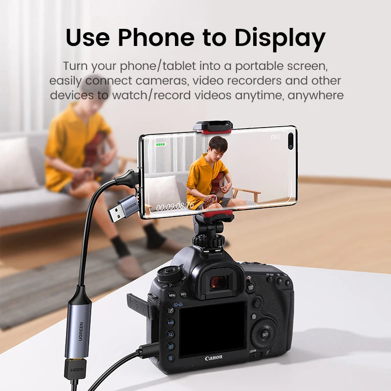 4K HDMI to USB-C Video Capture Card for Live Streaming and Recording - 3