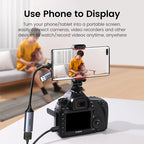 4K HDMI to USB-C Video Capture Card for Live Streaming and Recording