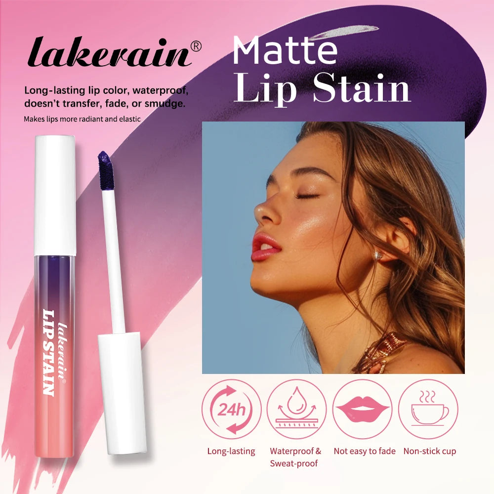Waterproof Peel-Off Long-Lasting Lip Stain Tint - 3