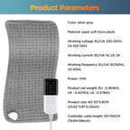 Electric Heating Pad with 10 Temperature Levels for Pain Relief