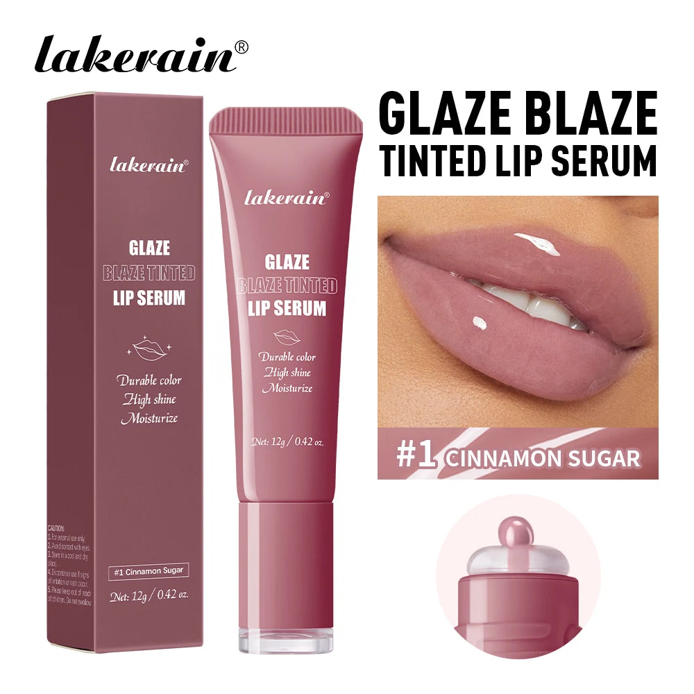 Tinted Hydrating Lip Serum for Plump Glossy Lips - 16