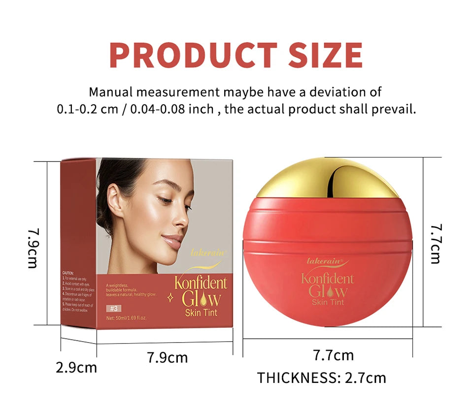 Hydrating Glow Skin Tint Foundation for Radiant Complexion - 17