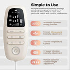 Electric Lumbar Back Stretcher and Waist Massager with Remote