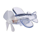 2pcs Wind Powered LED Airplane Decor for Motorcycle Car and Bicycle