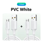 Fast Charging Braided Micro USB Data Cable 1.5m