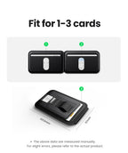 Magnetic Phone Card Holder Wallet with Kickstand for iPhone