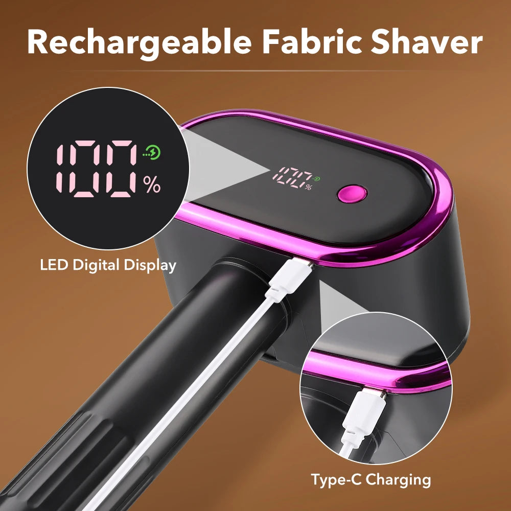 5-Speed Rechargeable Electric Fabric Shaver and Lint Remover