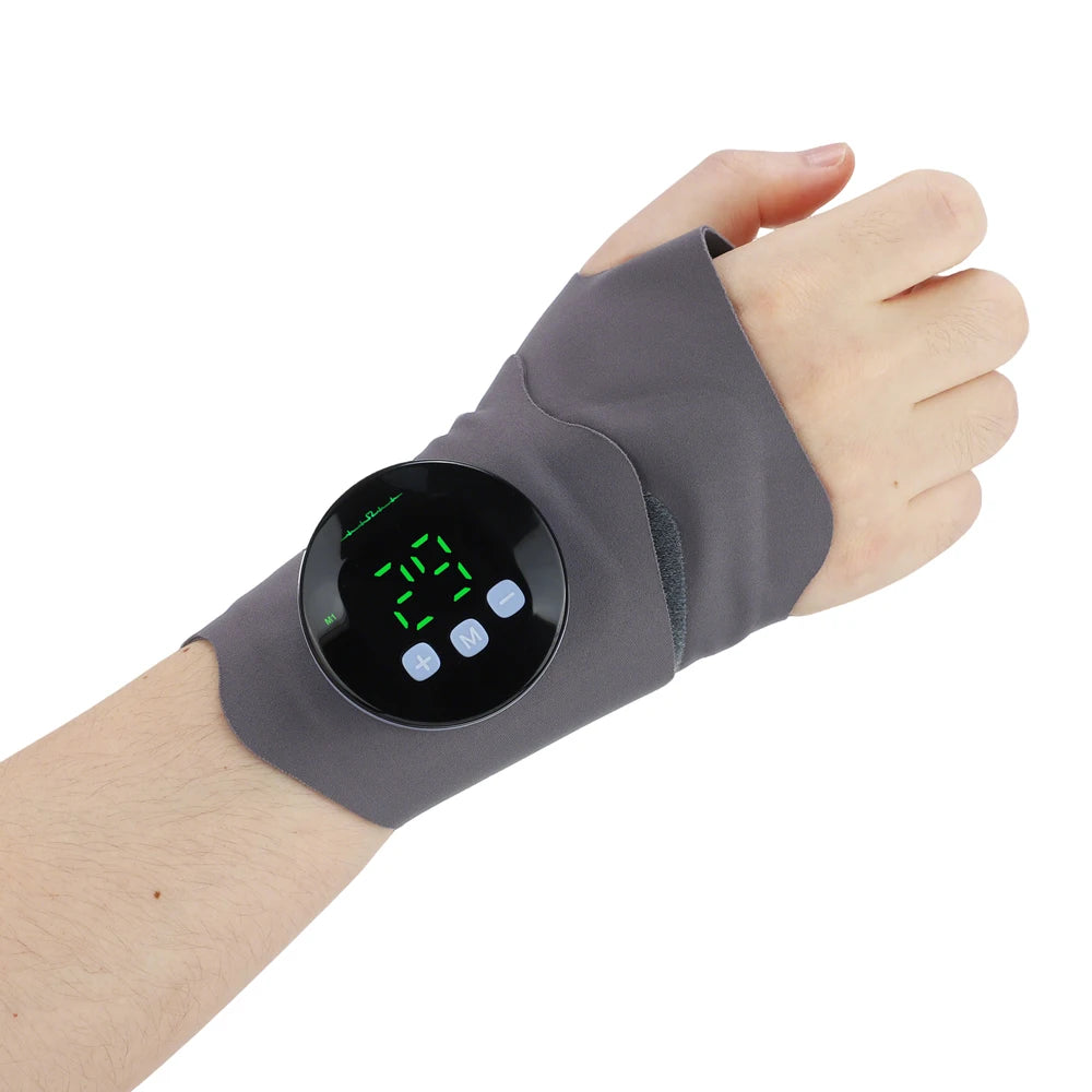 EMS Microcurrent Wrist Massager for Pain Relief and Support
