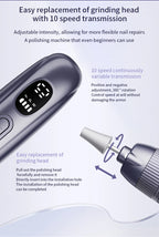 Electric Cordless Nail Drill for Manicure and Pedicure