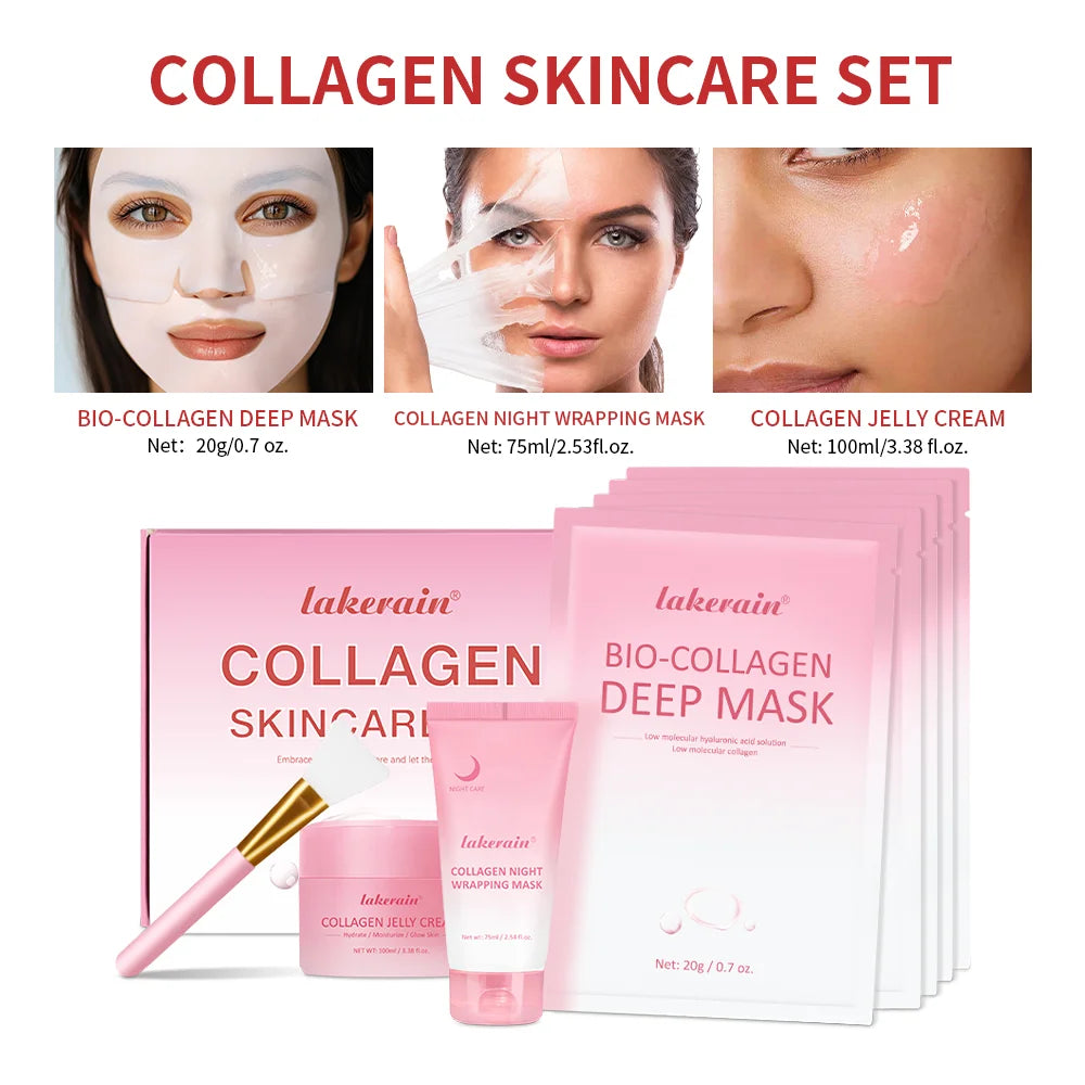 Collagen Face Skincare Set for Deep Nourishment and Hydration - 20