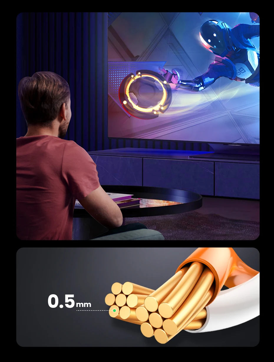 Cat6 Gigabit Ethernet Network Cable for High-Speed Gaming and Streaming - 10
