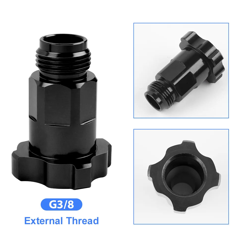 G3/8 Spray Gun Cup Adapter for HVLP Paint Sprayers