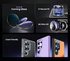 Tempered Glass Camera Lens Protector for Samsung Galaxy S24 Ultra