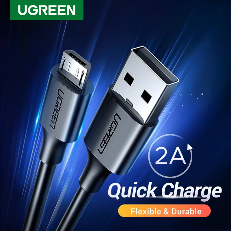 Fast Charging Micro USB Cable for Android and Tablets