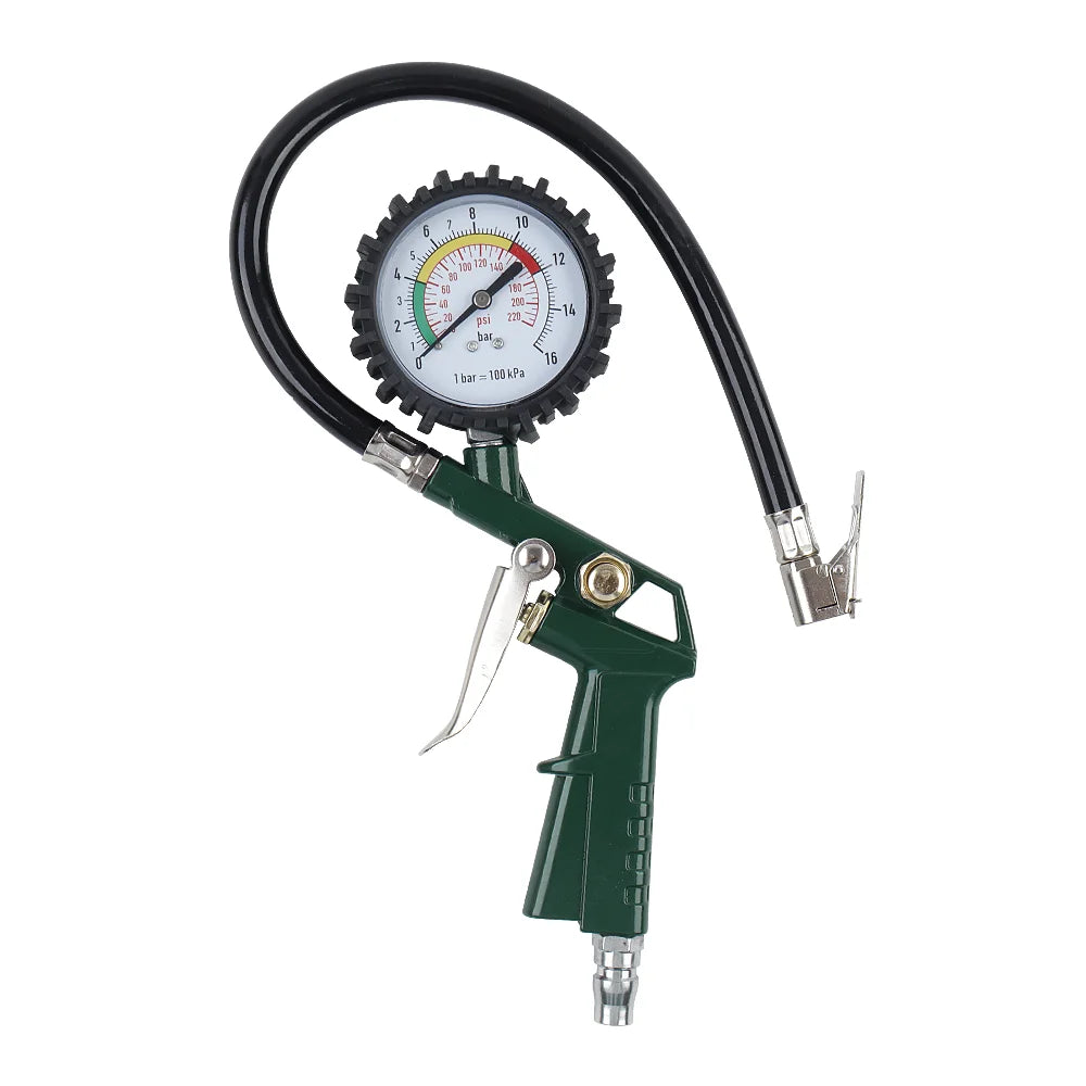 3-in-1 Tire Pressure Gauge and Inflator for Car and Motorcycle - 15