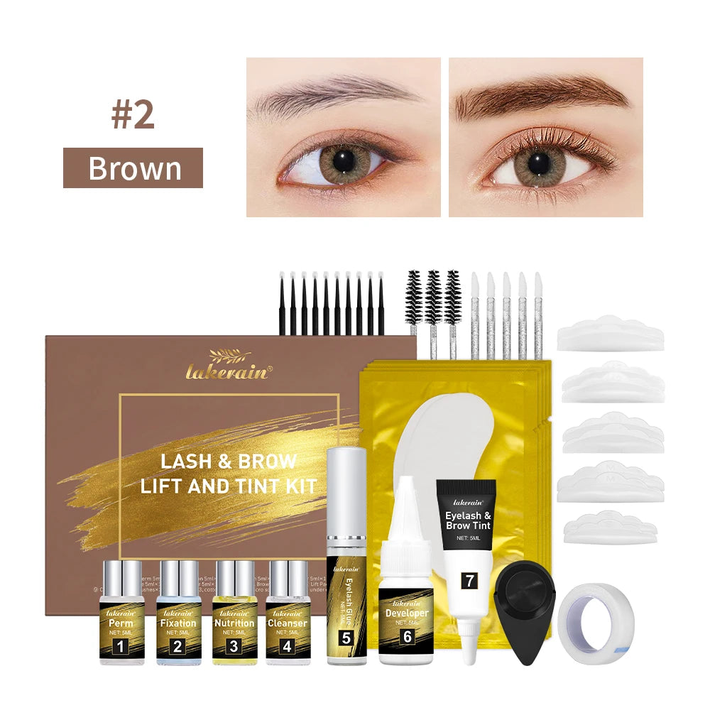 Professional Lash Lift and Eyebrow Tinting Kit