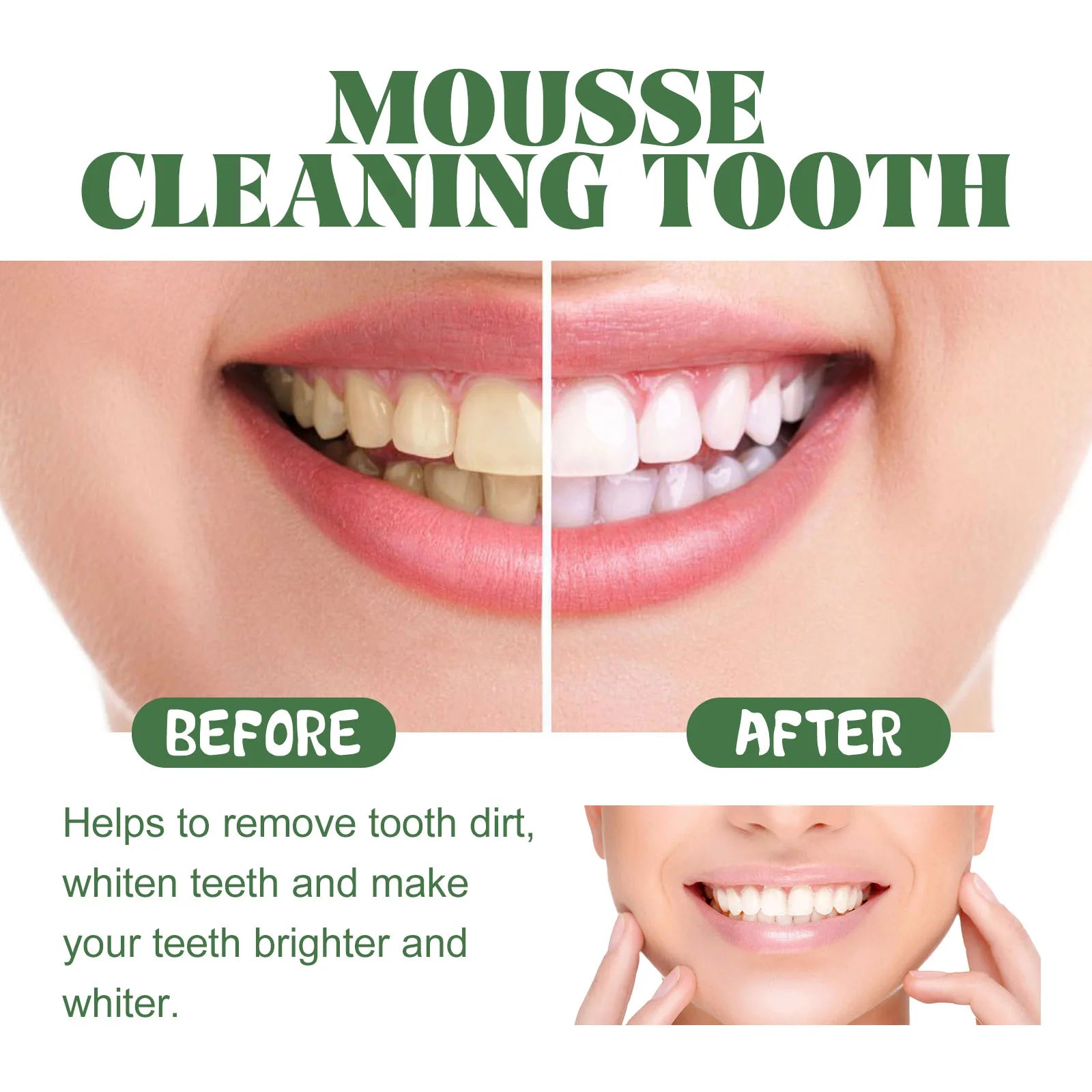 Whitening Foaming Toothpaste for Stain Removal and Fresh Breath - 13