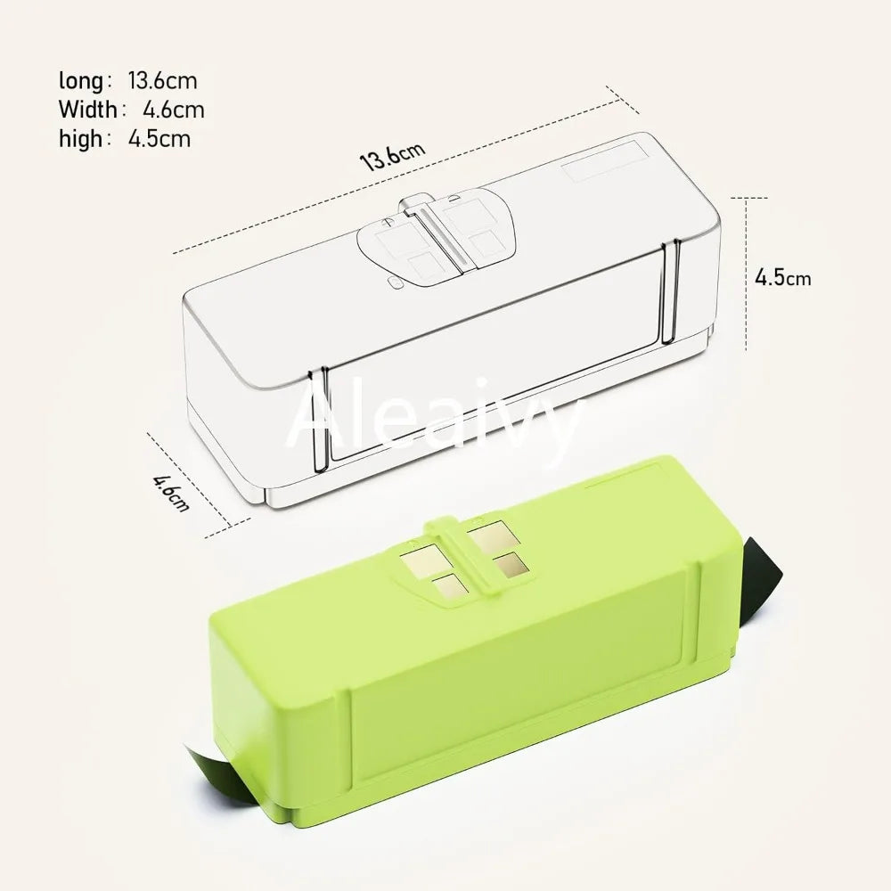 Replacement Lithium-Ion Battery for Roomba 600, 700, 800 & 900 Series - 6