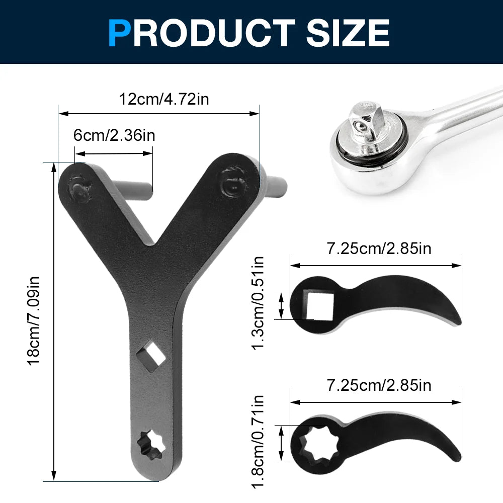 Automotive Lower Control Arm Ball Joint Separator and Prying Tool
