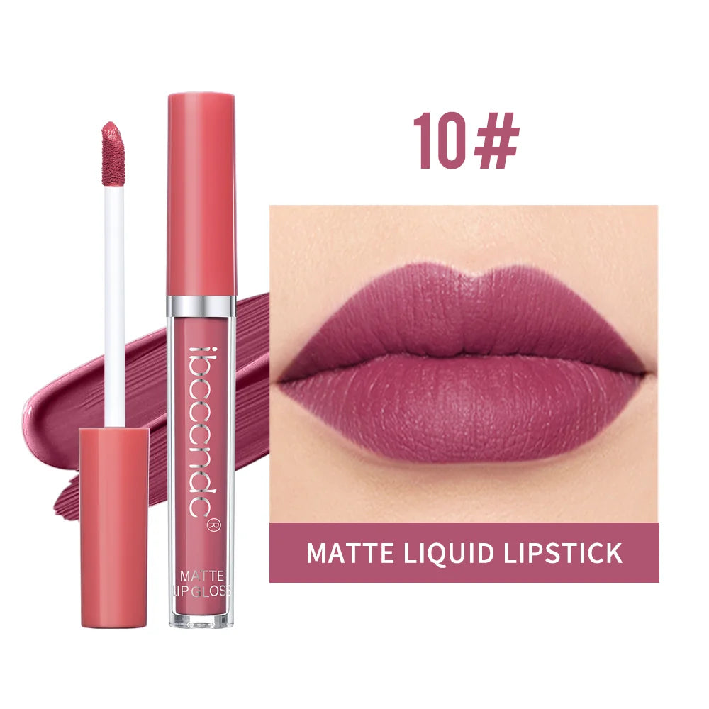 Matte Velvet Liquid Lipstick Waterproof Long-Lasting