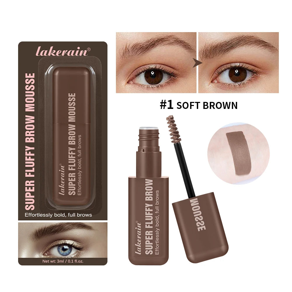 Waterproof Volumizing Eyebrow Mousse for Fluffy Brows