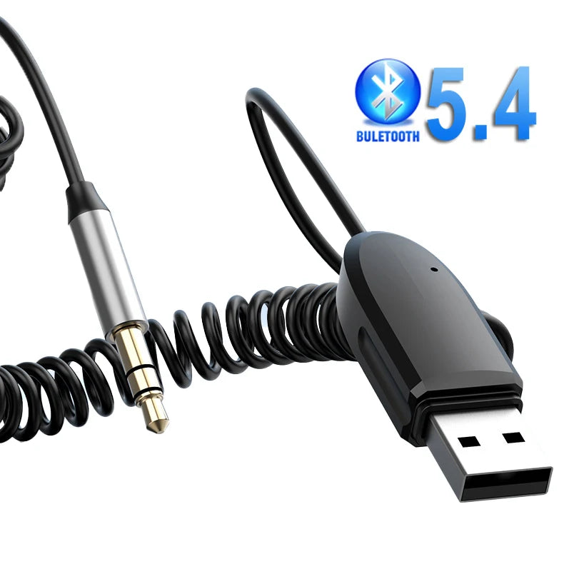 Bluetooth 5.4 AUX Audio Receiver for Car Stereo and Home Speakers - 9