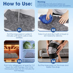 Reusable Hot and Cold Therapy Knee Ice Pack Wrap