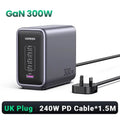 300W GaN Desktop Charging Station for Laptops and Smartphones