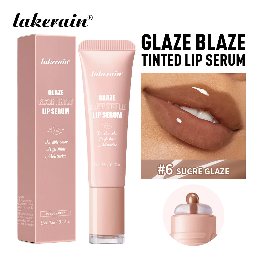 Tinted Hydrating Lip Serum for Plump Glossy Lips - 17