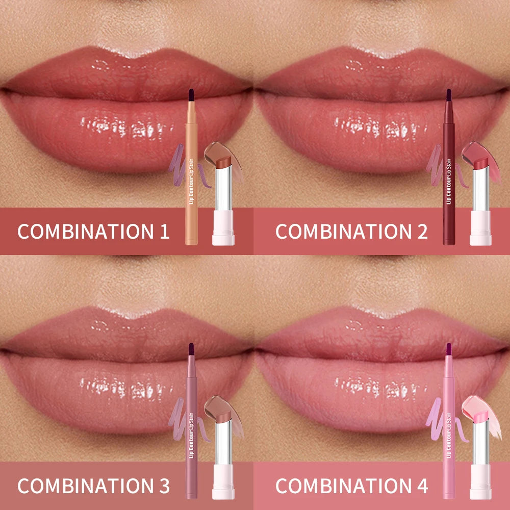 Hydrating Lip Contour and Balm Makeup Kit