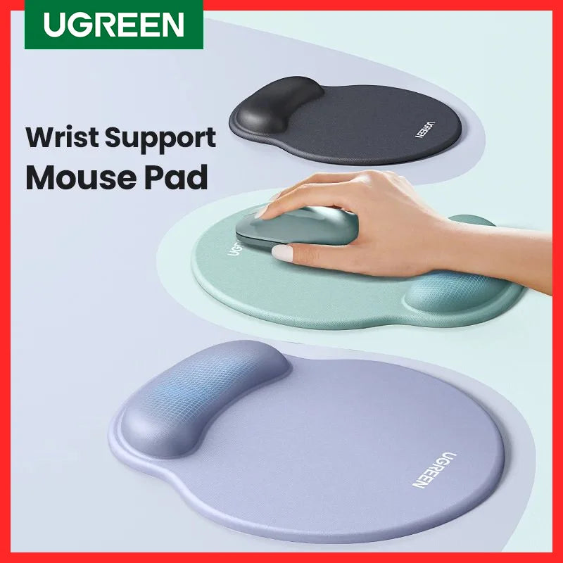 Ergonomic Memory Foam Mouse Pad with Wrist Support