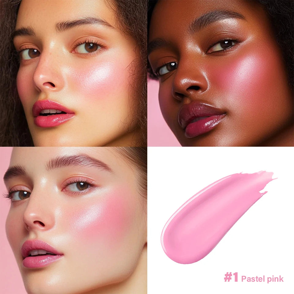 Liquid Blush Stick with Sponge Tip Applicator