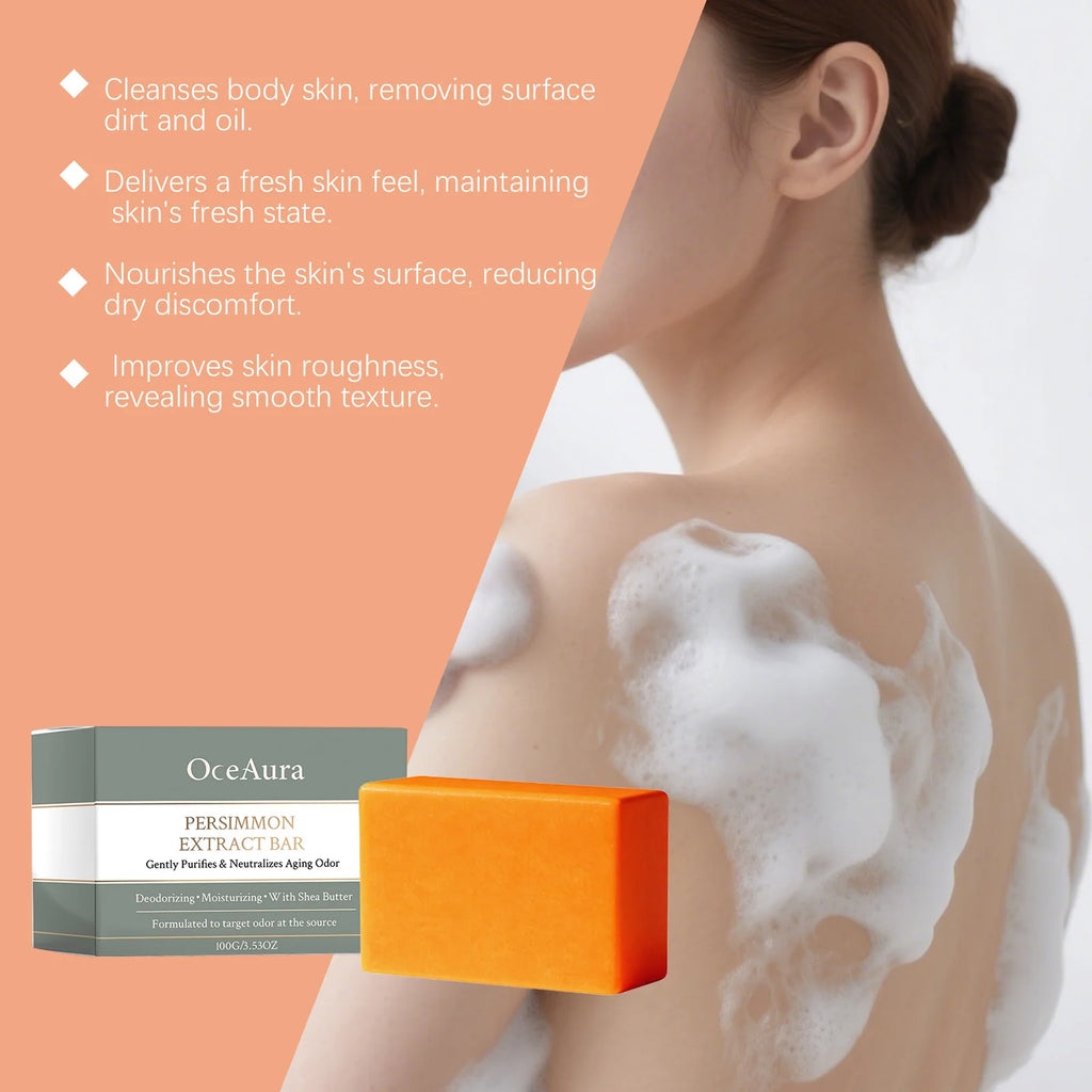 Persimmon Deodorizing Body Soap for Aging Odor