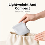 Magnetic Leather Earphone and Earbud Storage Pouch