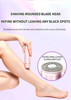 3-in-1 Electric Waterproof Women's Hair Shaver and Bikini Trimmer