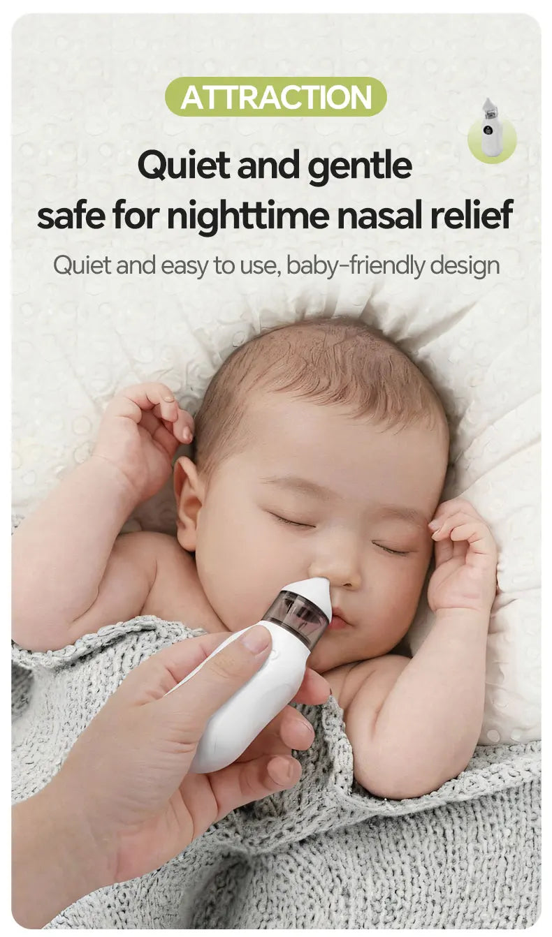 Electric Baby Nasal Aspirator with 9 Suction Levels - 13