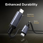 USB4 80Gbps USB-C to USB-C Cable 240W Fast Charging and 16K Video