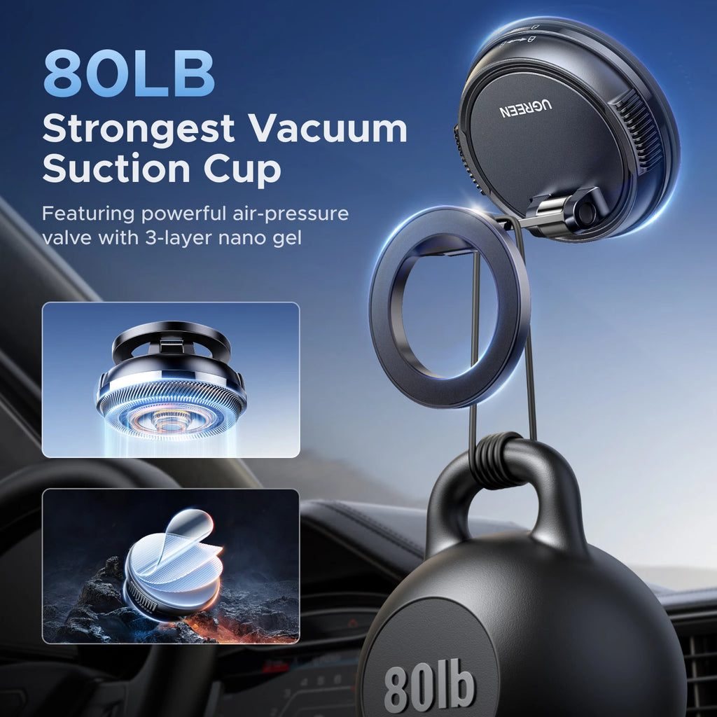 Magnetic Dashboard Car Phone Mount for Smartphones